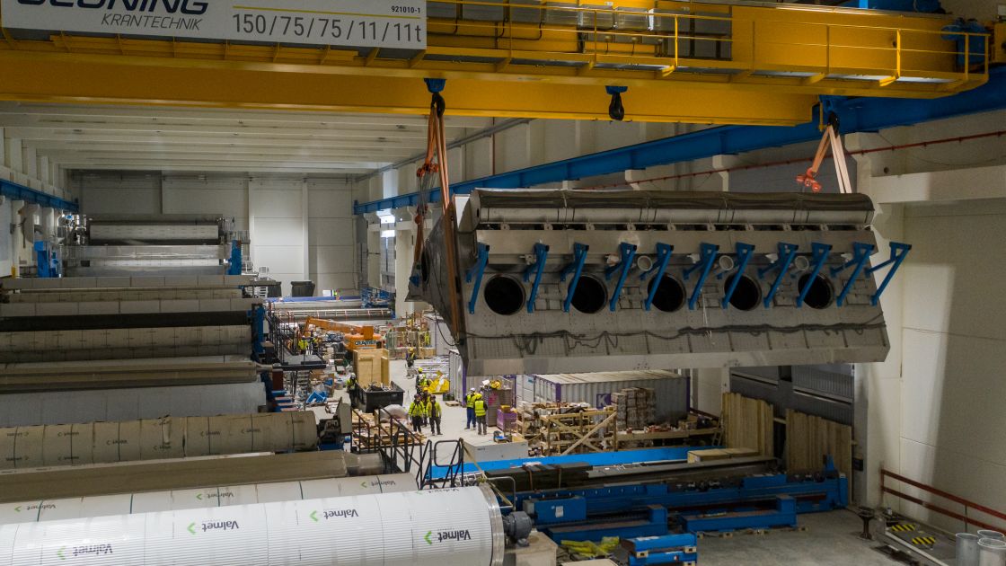 Optidry-Einheit der Papierfabrik Palm GmbH & Co. KG